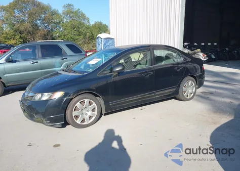 2009 Honda Civic Lx из США, поврежденный, VIN 2HGFA165X9H366221